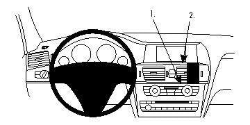 Brodit Auto-Halterung, ProClip – Universal – Schwarz