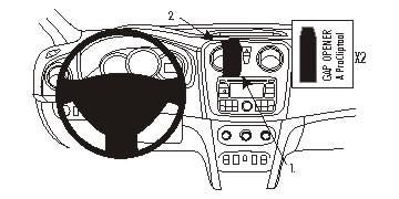 Brodit ProClip – Auto-Halterung – Schwarz