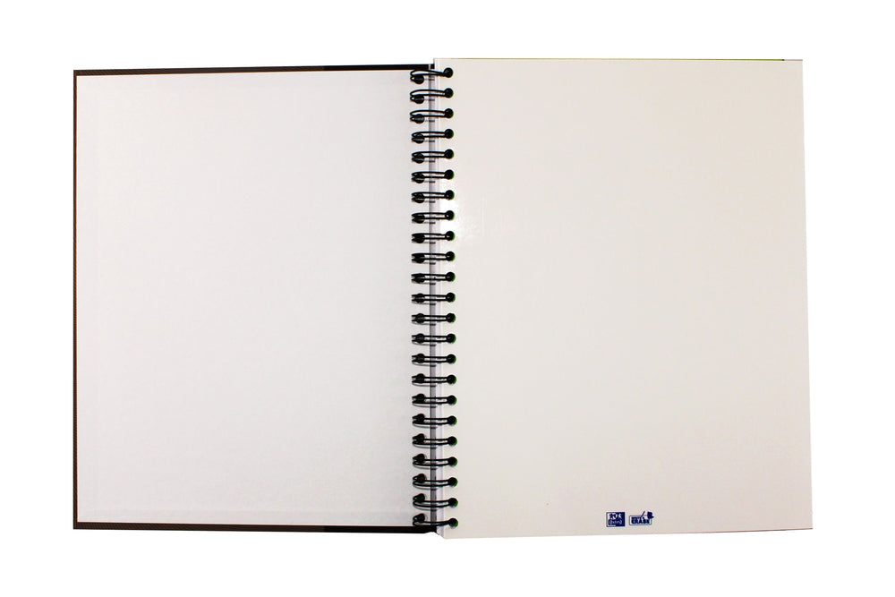 Oxford Collegeblock, Spiralbindung, 120 Blatt, 4-fach gelocht, perforiert, 90 g/m² – Beere, für SCRIBZEE App