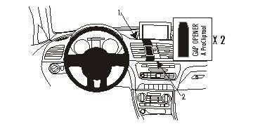 Brodit ProClip – Auto-Halterung – Schwarz