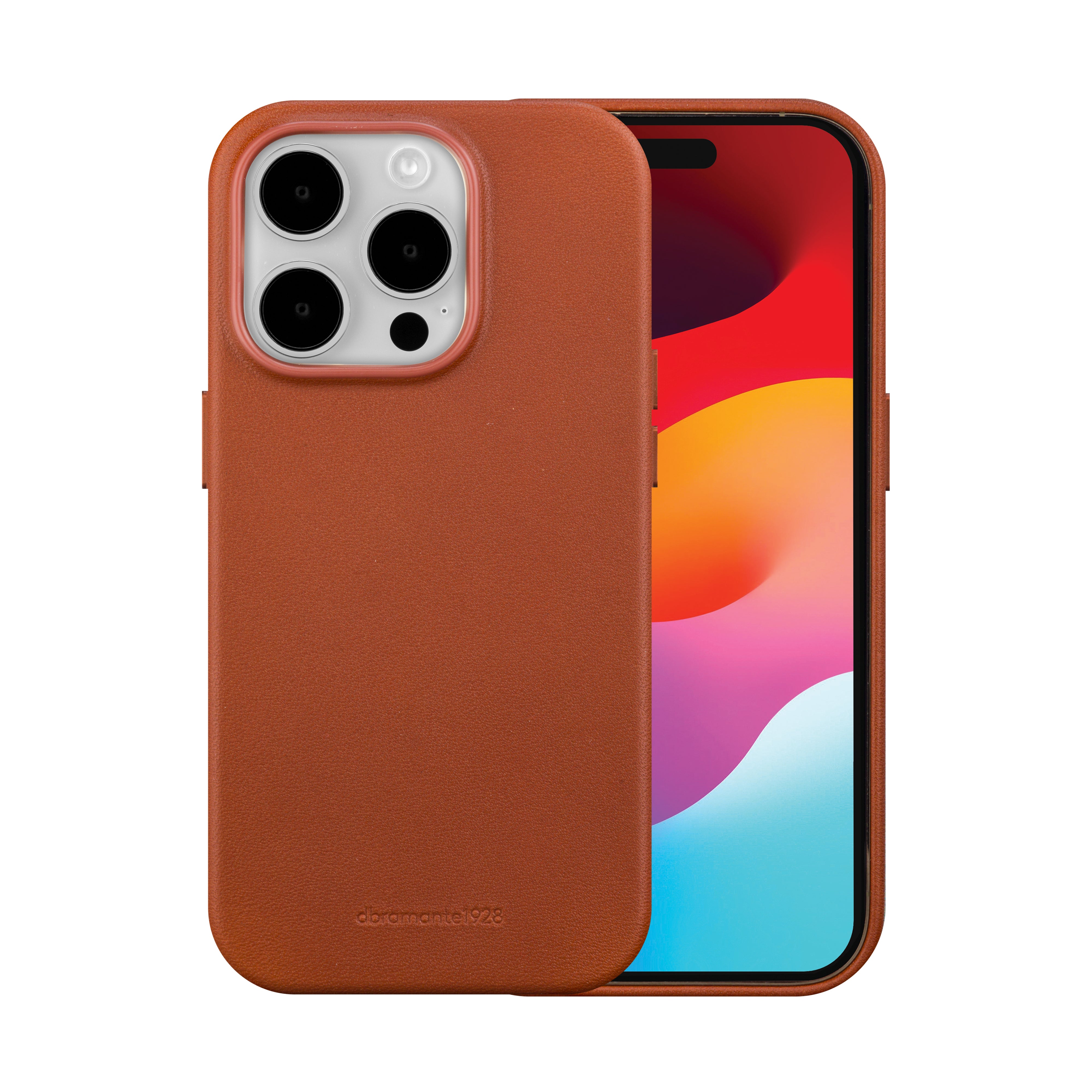 dbramante1928 Backcover Roskilde – für Apple iPhone 15 Pro – braun – MagSafe-kompatibel