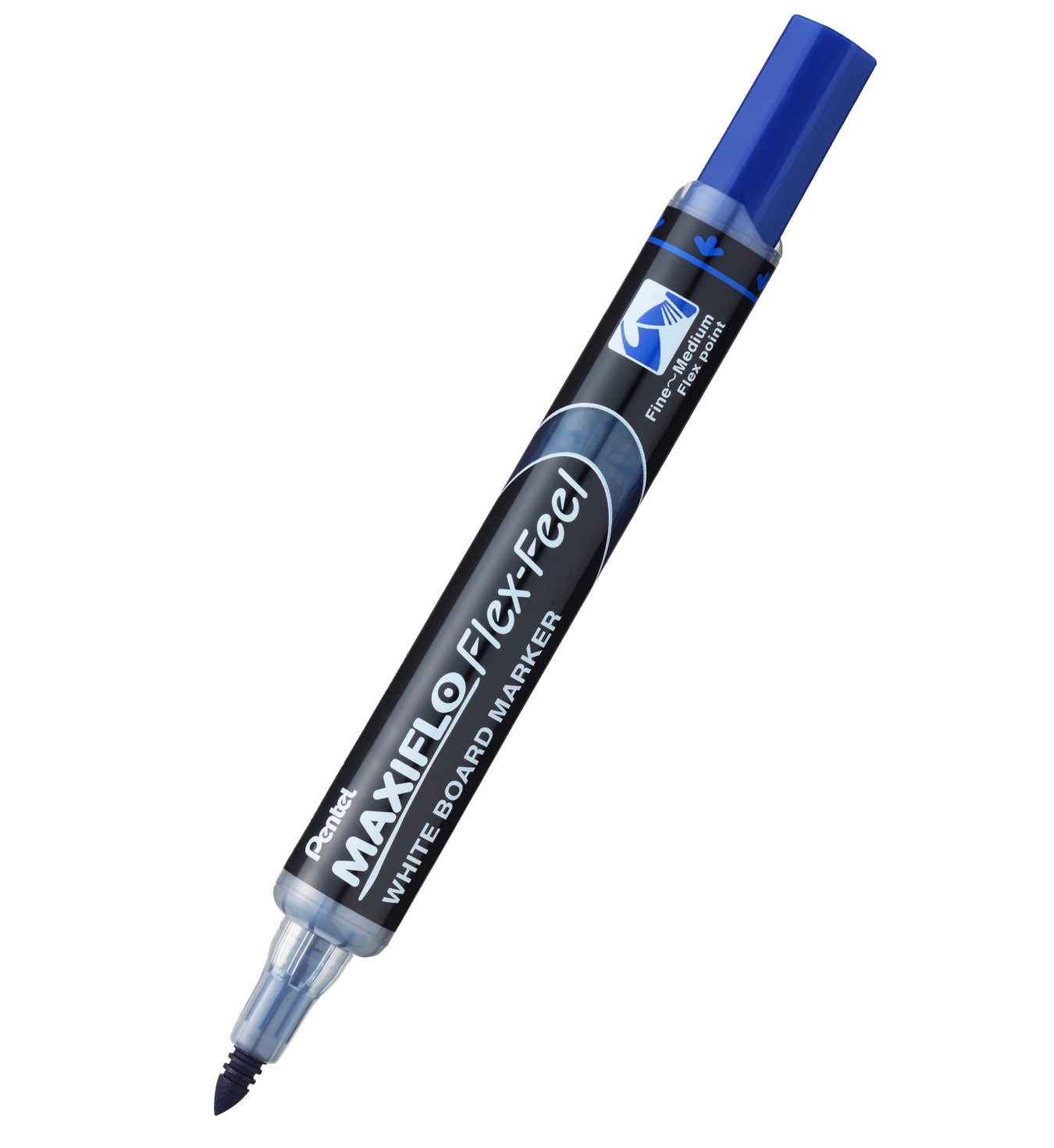 Pentel Whiteboard-Marker – Pinselspitze 4,6 mm, grün, 12 Stk., trocken abwischbar – für Whiteboards
