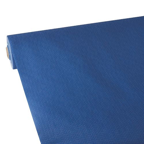 Papstar Tischdecke auf Rolle – 118 cm×25 m, PP-Vlies, Dunkelblau
