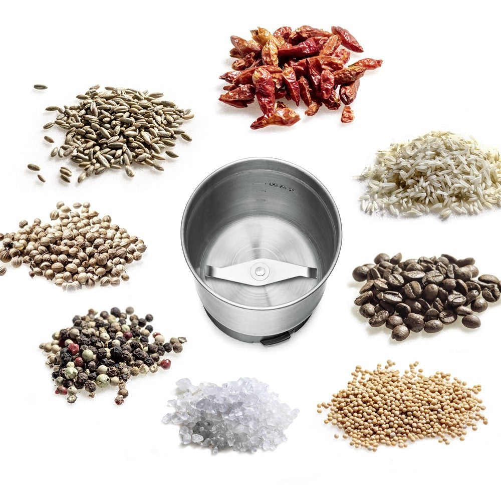 Rommelsbacher Kaffeemühle EGK 200 – 70 g, Schlagmesser, 200 W – Edelstahl