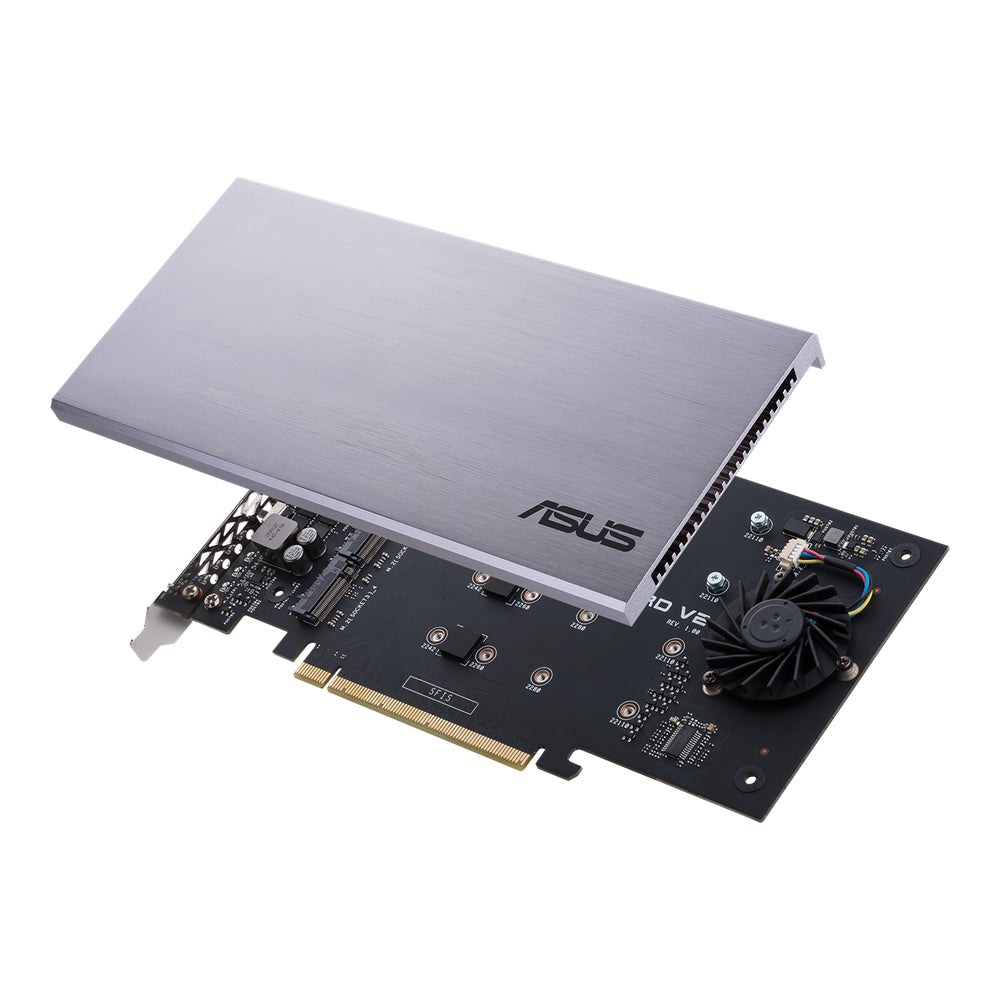 ASUS HYPER M.2 X16 KARTE V2 – PCIe M.2 Karte – 4×M.2 Key-M, PCIe 3.0