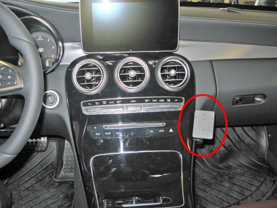 Brodit ProClip – Auto-Halterung – für Mercedes Benz C-Klasse (180-320) 15-16 – Schwarz