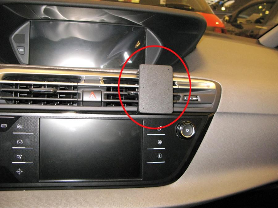 Brodit ProClip Angled – Auto-Halterung – für Citroen C4 Picasso II/Grand Picasso II (2013–2016) – Schwarz