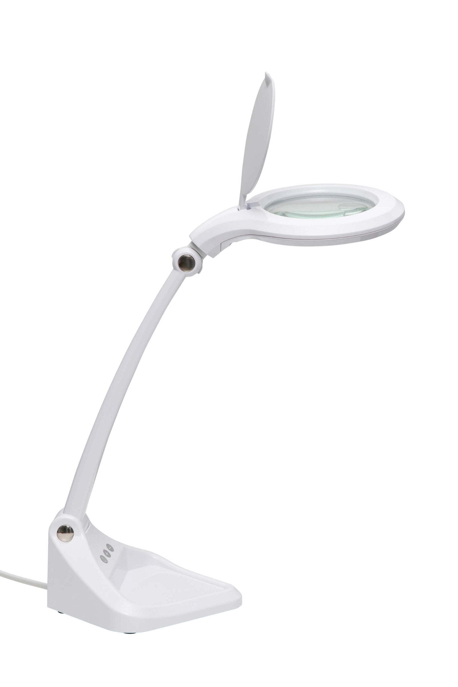 MAUL Iris LED-Lupenleuchte – 3 D, 1,75×, 502 lm, 6500 K, dimmbar – schwarz