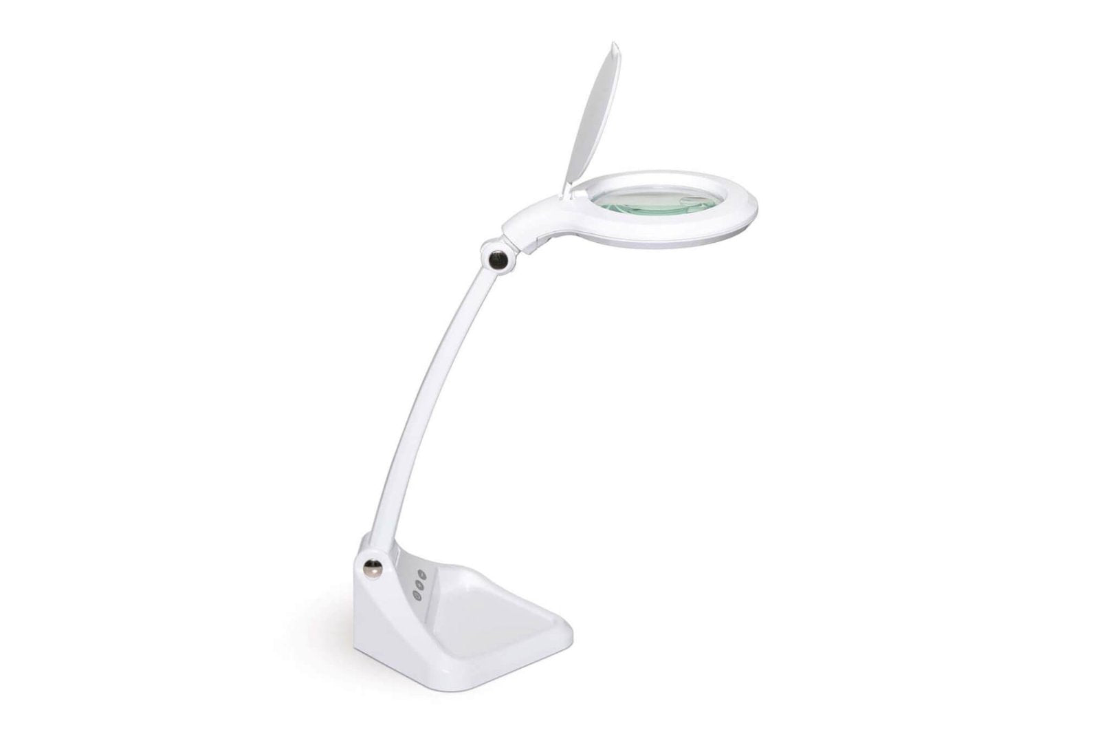 MAUL Iris LED-Lupenleuchte – 3 D, 1,75×, 502 lm, 6500 K, dimmbar – schwarz