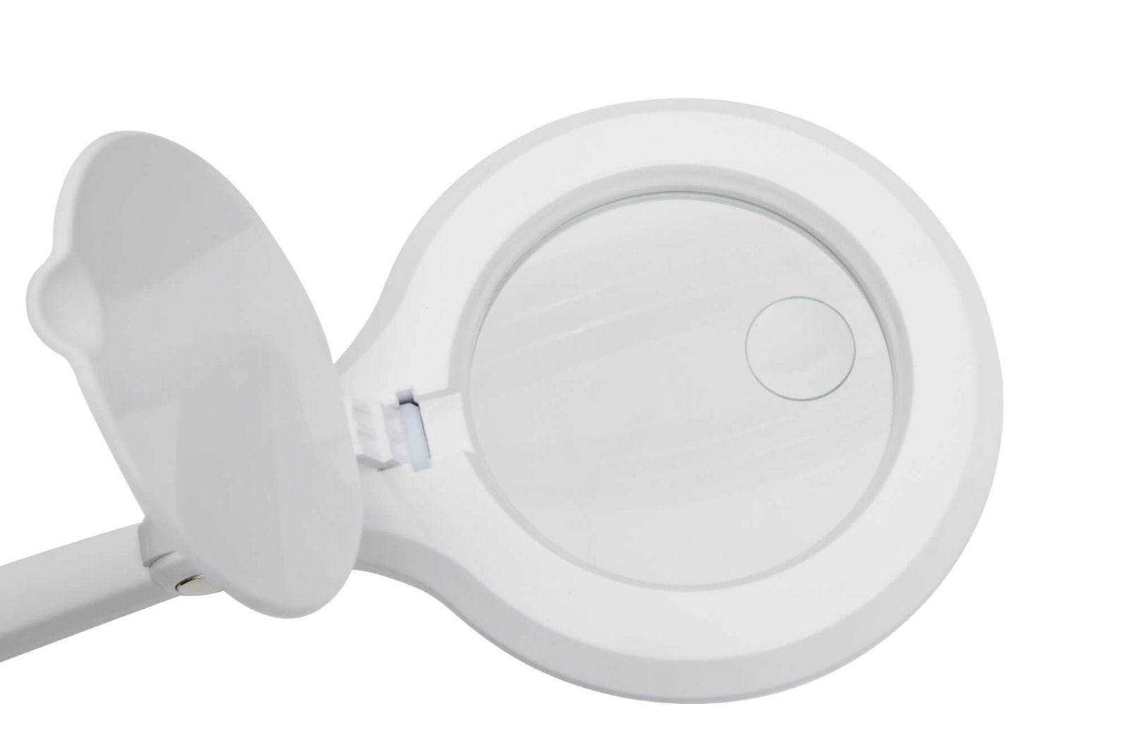 MAUL Iris LED-Lupenleuchte – 3 D, 1,75×, 502 lm, 6500 K, dimmbar – weiss