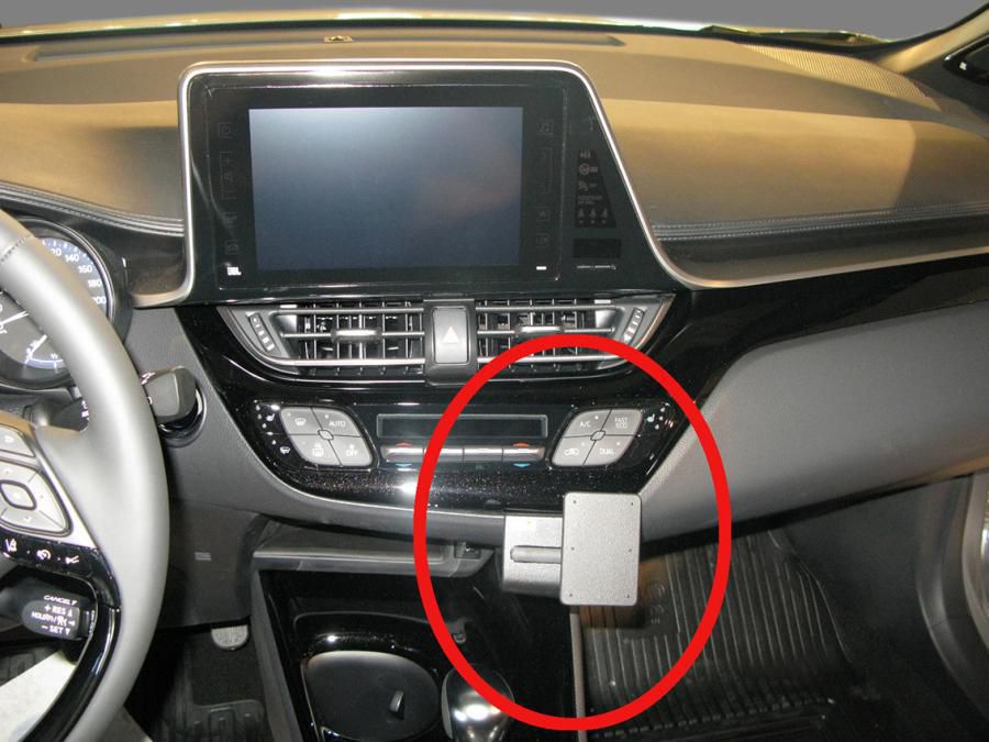 Brodit Auto-Halterung, ProClip (passiv) – für Toyota C-HR – Schwarz, ABS