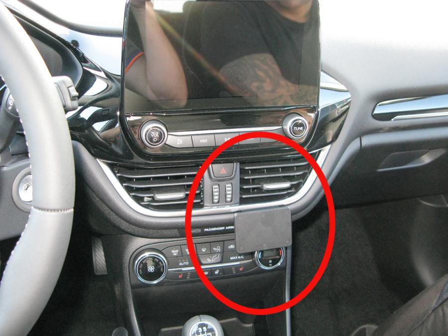 Brodit ProClip – Auto-Halterung (passiv) – Schraubbefestigung, Horizontal/Vertikal – Schwarz