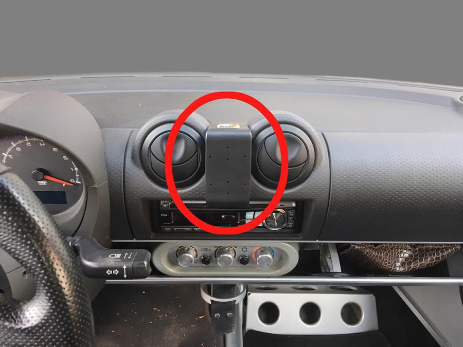 Brodit ProClip – Auto-Halterung – Klemmhalterung – Schwarz