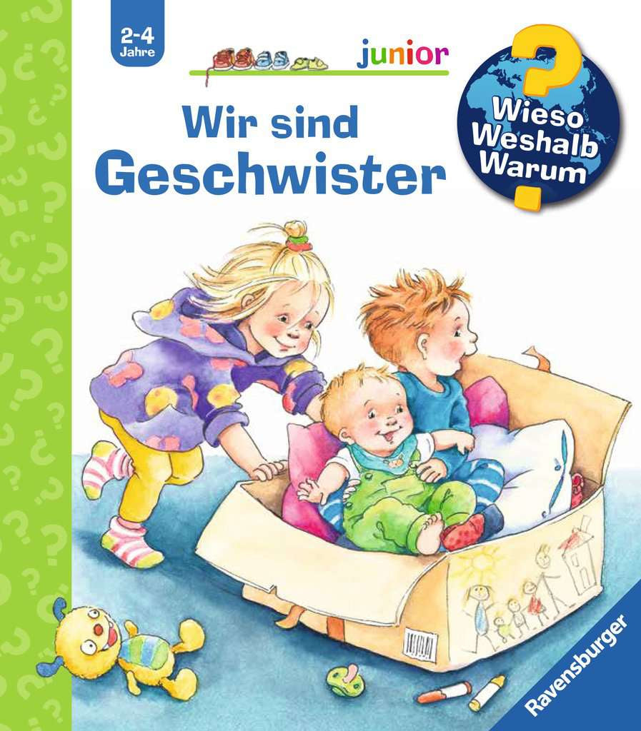 Ravensburger Buch – Wieso? Weshalb? Warum? junior: Wir sind Geschwister (Band 29), 16 Seiten, ab 2 Jahren