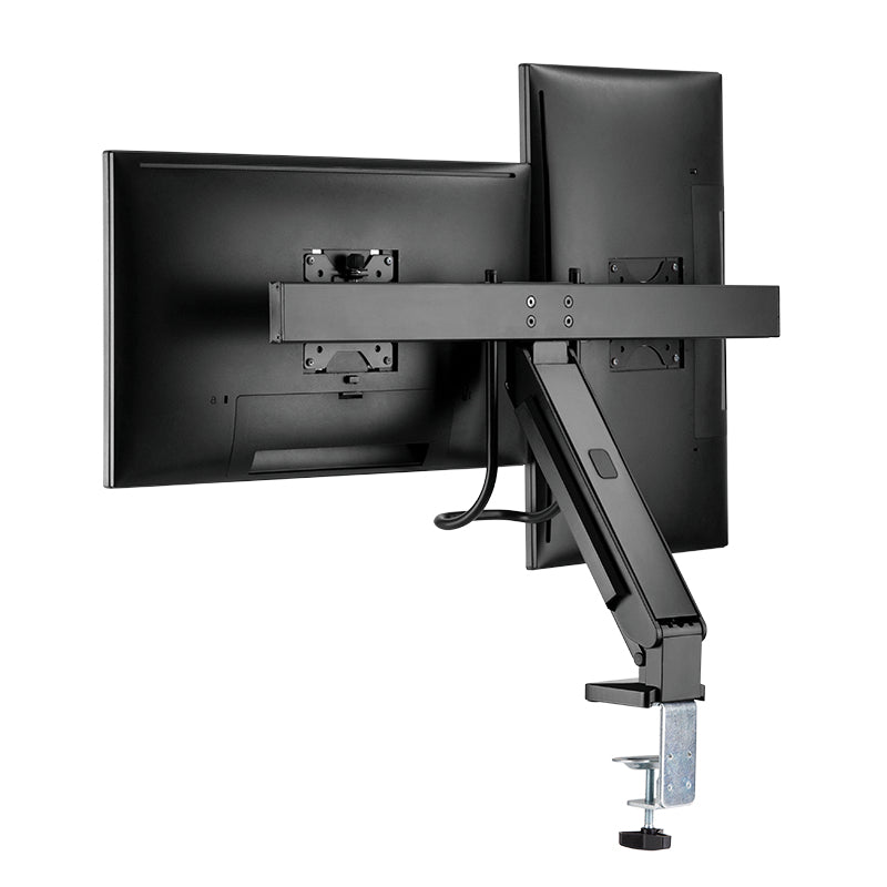 LogiLink BP0102 – Monitorarm Tischhalterung – Klemme/Durchführung – 2 Monitore – 17–27"
