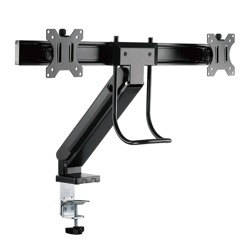 LogiLink BP0102 – Monitorarm Tischhalterung – Klemme/Durchführung – 2 Monitore – 17–27"