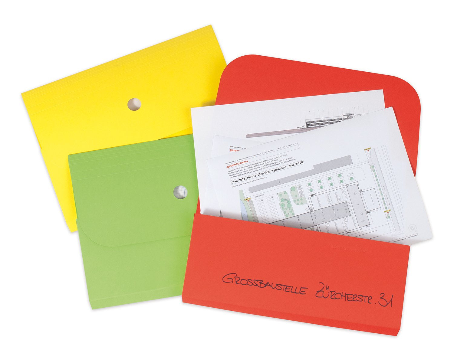 Elco Sammelmappe für A4, Karton, grau