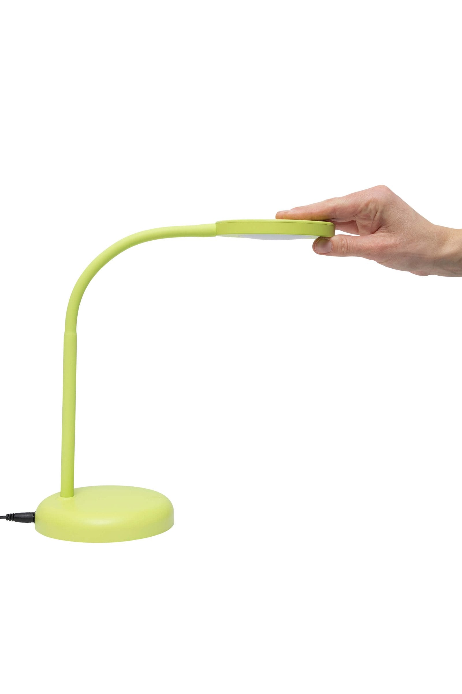 MAUL LED Tischleuchte Joy – dreh- und neigbar – 3000 K – 480 lm 7 W – Limette, Metall