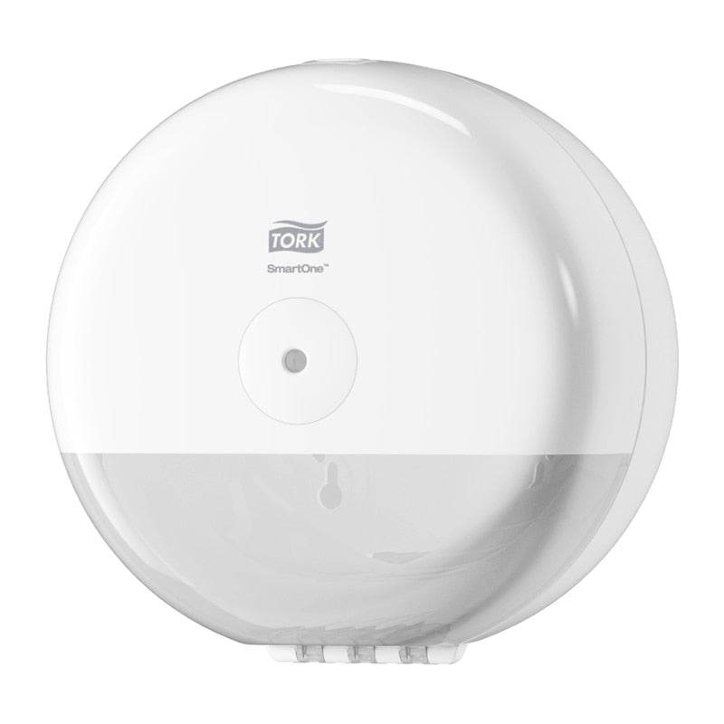 Tork SmartOne Mini – Toilettenpapierspender – Kunststoff, Weiss, für Tork T9, 21,9 × 15,6 × 21,9 cm