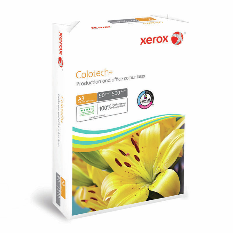 Xerox Colotech+ Colotech+ Beschichtetes Laserpapier glänzend weiss – A3, 90 g/m², 2'500 Blatt