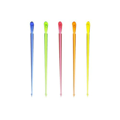 Papstar Party-Piekser Drop – mehrfarbig – 8 cm – Kunststoff – 500 Stk