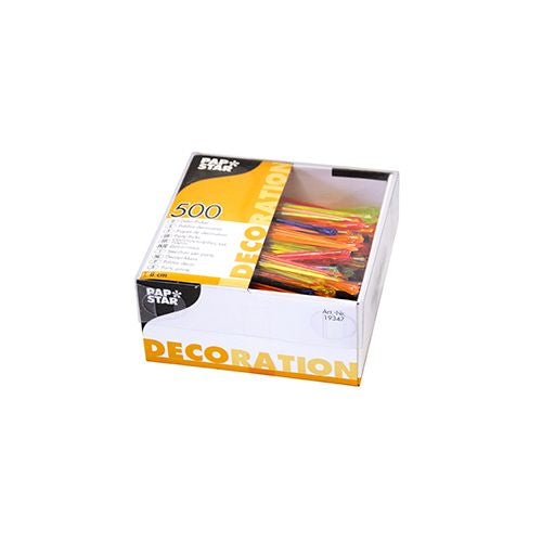 Papstar Party-Piekser Drop – mehrfarbig – 8 cm – Kunststoff – 500 Stk