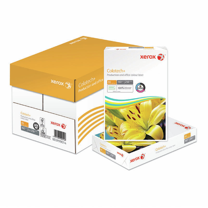 Xerox Colotech+ Colotech+ Beschichtetes Laserpapier Hochglanz Weiss – A4, 160 g/m², 1'250 Blatt