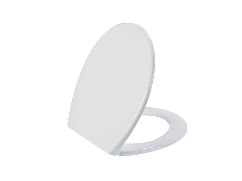 COCON F01394 – Toilettensitz – Polypropylen, weiss, mit Deckel, mit Absenkautomatik, 37,1 × 44,4 × 4,8 cm