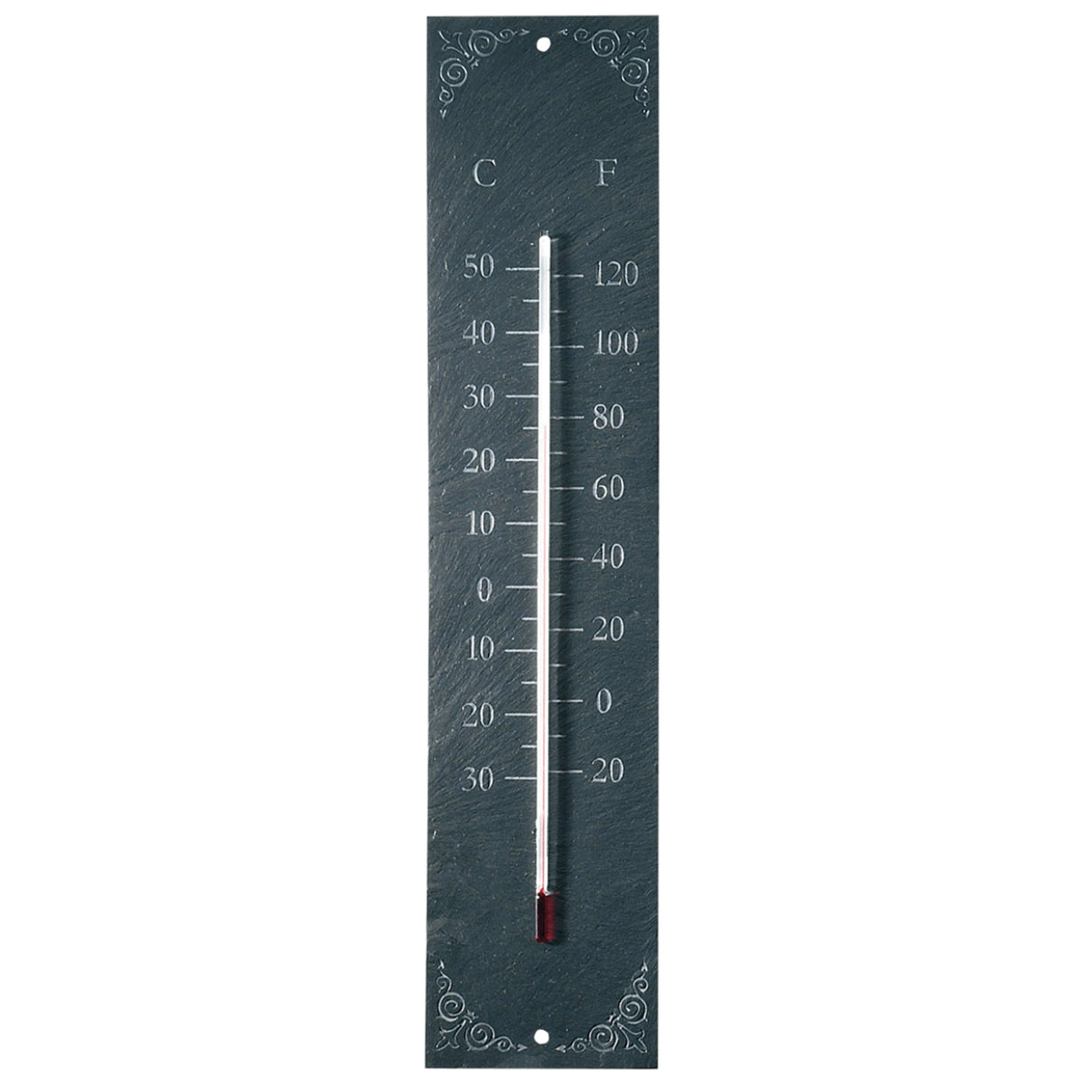 Esschert Design LS006 – Thermometer, innen/außen – grau (6er-Pack)