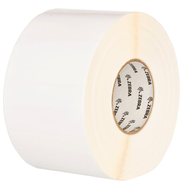 Zebra Etikettenrolle, 102 mm × 152 mm, synthetisch, permanent klebend, 4 Stück/Box
