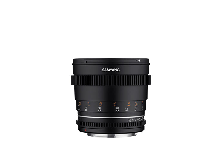 Samyang 50 mm T1.5 MK2 Kinoobjektiv – 50 mm f/1.5, manuell, Filter 77 mm – für Nikon F