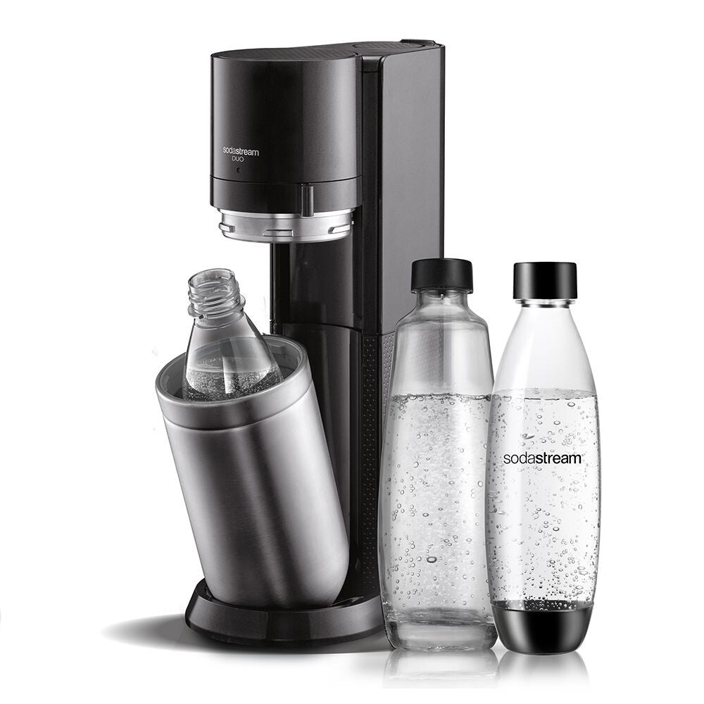 SodaStream Soda Maker DUO – 1 l, Glas, Schwarz