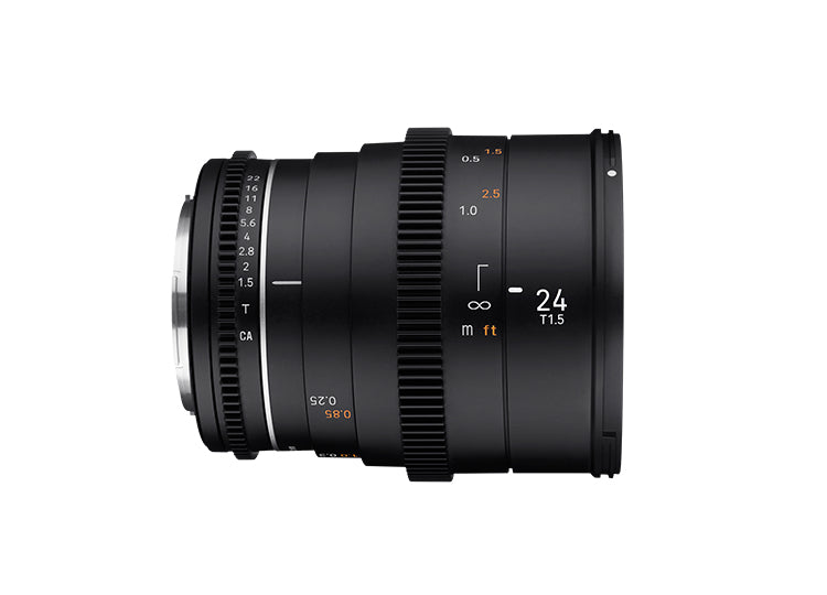 Samyang 24 mm T1,5 MK2 Objektiv – für Nikon F (Vollformat) – 77 mm Filter – 587 g