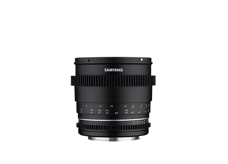 Samyang VDSLR 85mm T1.5 MKII – Kinoobjektiv – für Canon RF – manuell, 72 mm Filter