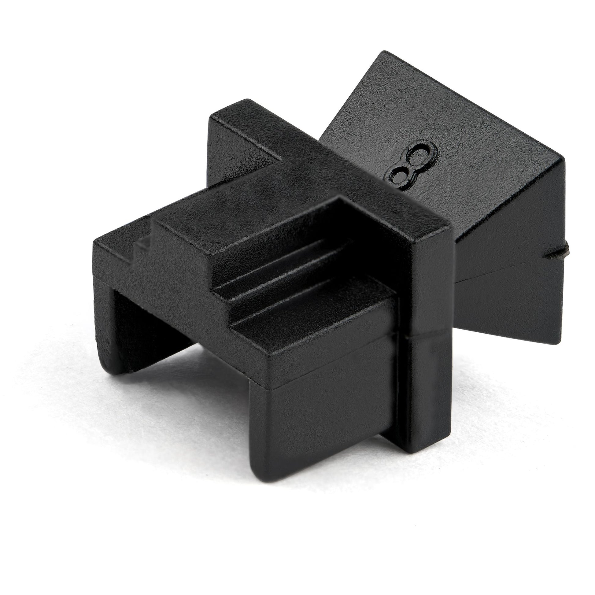 StarTech.com RJ-45 Staubschutzkappen – 100er Pack, Schwarz, für RJ-45, 10,9 × 14 × 20 mm