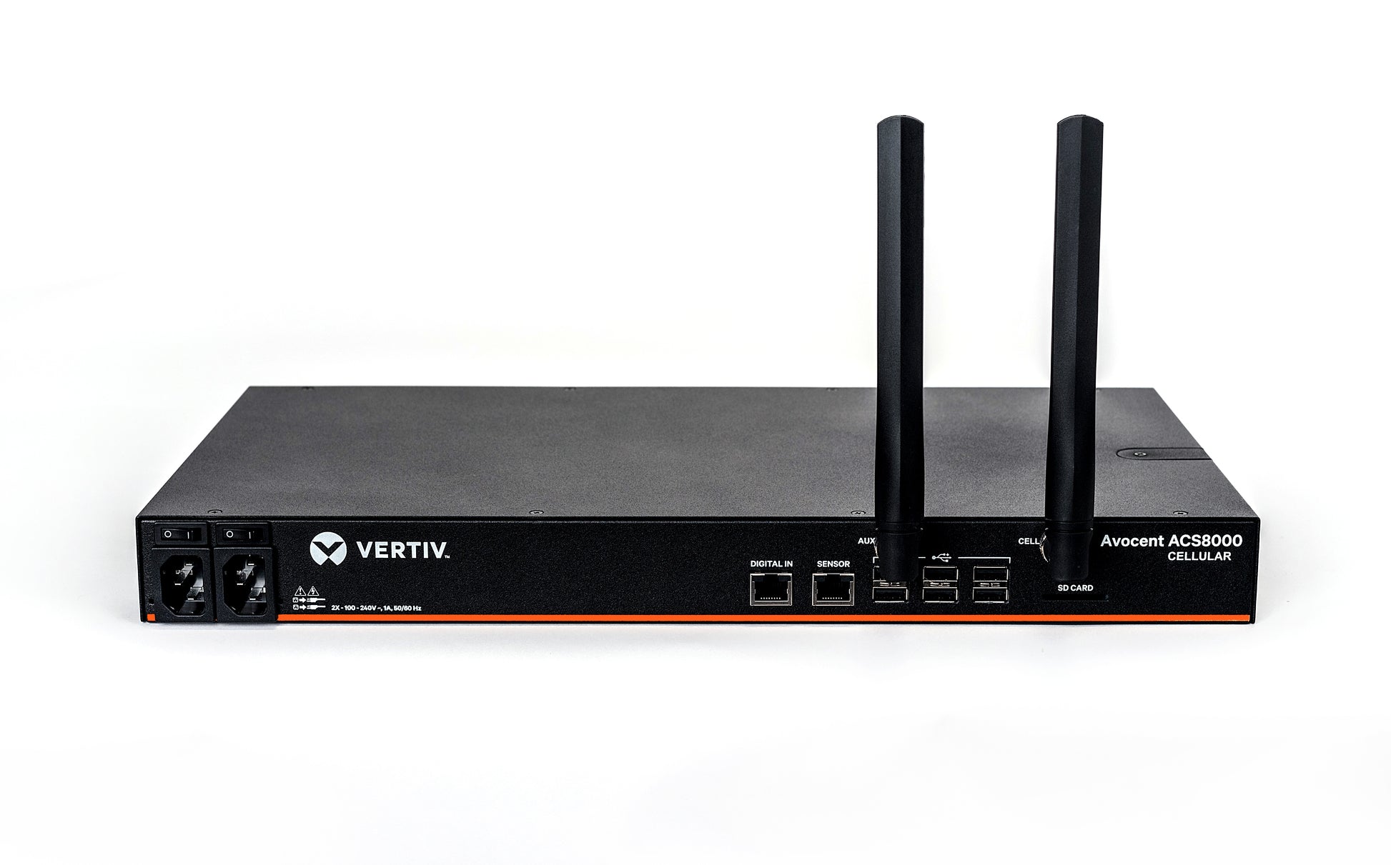 Vertiv ACS8048-EU-DAC-400 – VPN-Router – 48×Seriell, 2×GbE, 2×SFP, 4G LTE, 1U