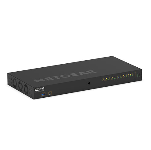 NETGEAR M4250-10G2F – Managed Switch – 10×GbE, 2×SFP, L2/L3, PoE+ 150 W, 1U