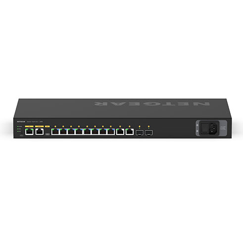 NETGEAR M4250-10G2F – Managed Switch – 10×GbE, 2×SFP, L2/L3, PoE+ 150 W, 1U