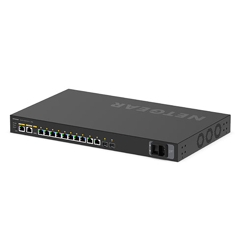 NETGEAR GSM4212UX-100EUS – Managed Switch – 10×GbE, 2×SFP+, L2+/L3, PoE+ 720 W, 1U