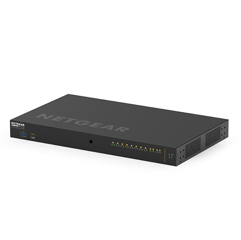 NETGEAR GSM4212UX-100EUS – Managed Switch – 10×GbE, 2×SFP+, L2+/L3, PoE+ 720 W, 1U
