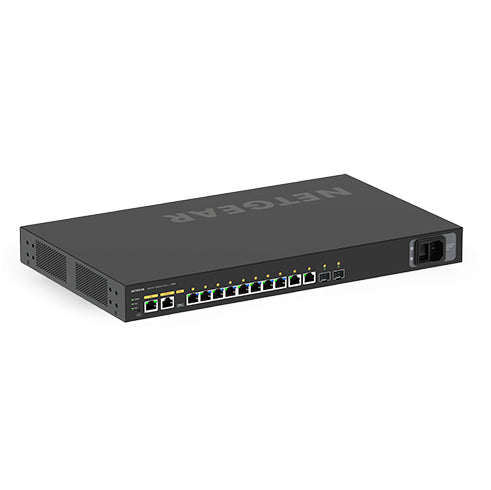NETGEAR GSM4212UX-100EUS – Managed Switch – 10×GbE, 2×SFP+, L2+/L3, PoE+ 720 W, 1U