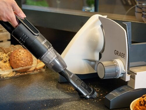 Graef Akkustaubsauger CrumbChef KC 502 – 15 min, 60 W, Behälter 0,07 l