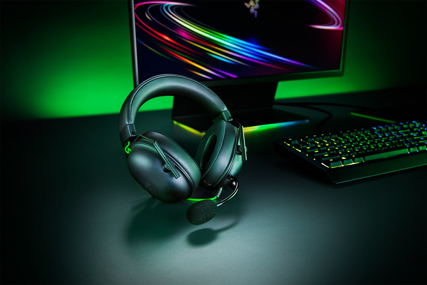Razer BlackShark V2 X Gaming-Headset – On-Ear, Stereo, Kabelgebunden, 3,5 mm Klinke, mit USB-C-Dongle, Schwarz