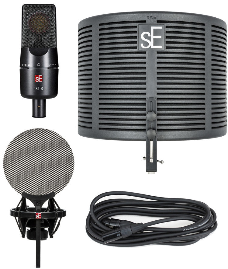 sE Electronics X1 S Studio-Mikrofon – XLR, Niere, 20–20'000 Hz, für 48 V Phantomspeisung, Schwarz