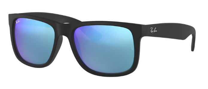 Ray-Ban Schutzbrille Justin – Blaue verspiegelte Gläser, UV-Schutz