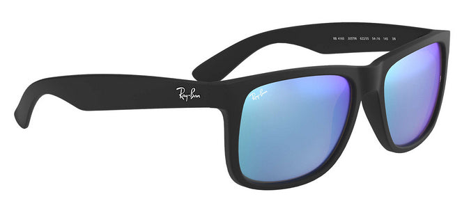 Ray-Ban Schutzbrille Justin – Blaue verspiegelte Gläser, UV-Schutz