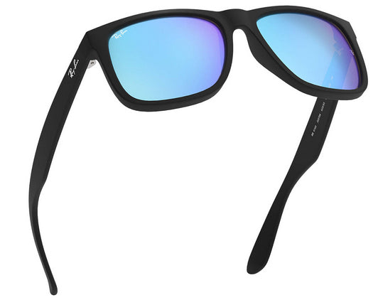 Ray-Ban Schutzbrille Justin – Blaue verspiegelte Gläser, UV-Schutz