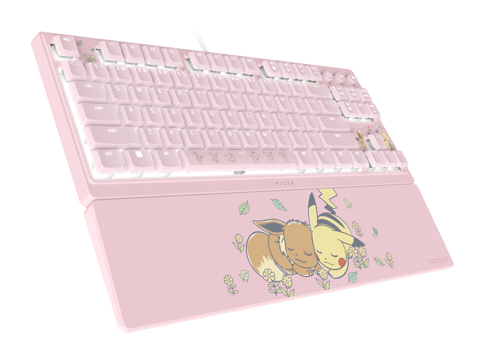 Razer Ornata V3 Pikachu & Eevee – Tastatur – Mecha-Membran – USB-A – QWERTY (US) – RGB – Tenkeyless