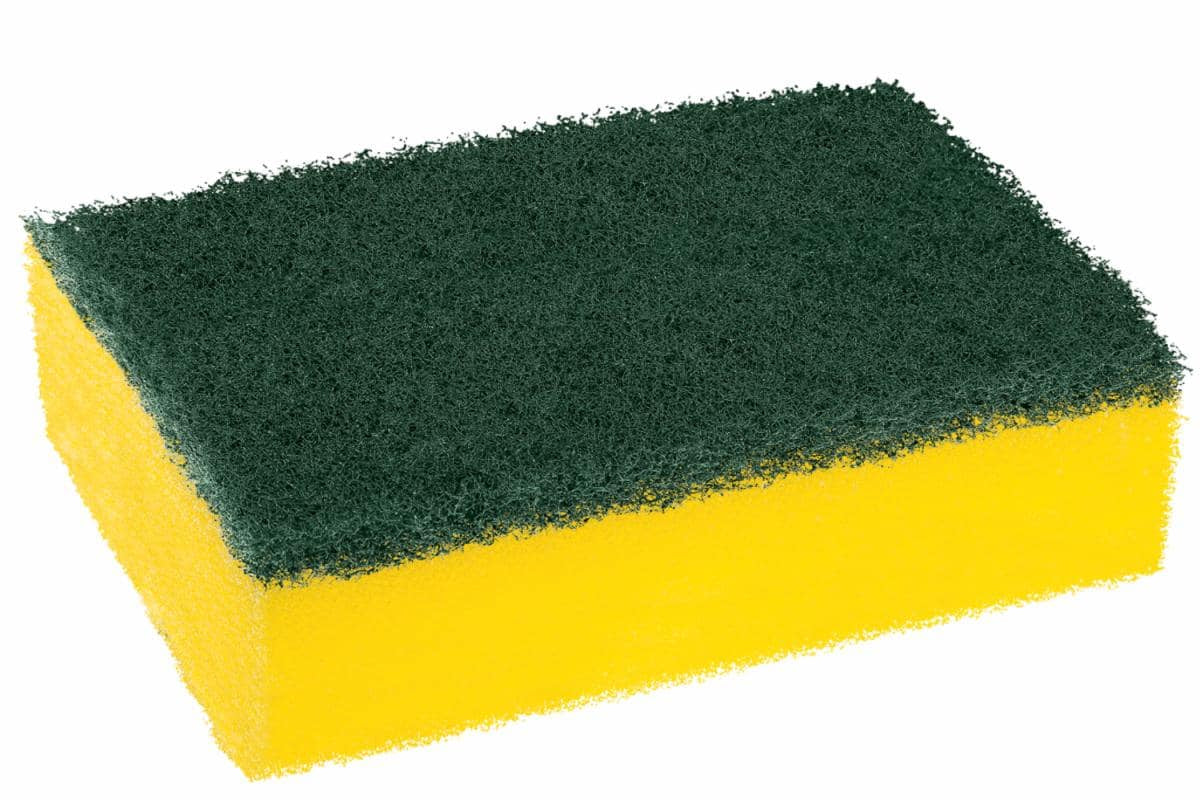 Scotch-Brite Scheuerschwamm Classic XXL – Schaumstoff, Rechteckig, für Pfannen, Gelb, 6 Stk.