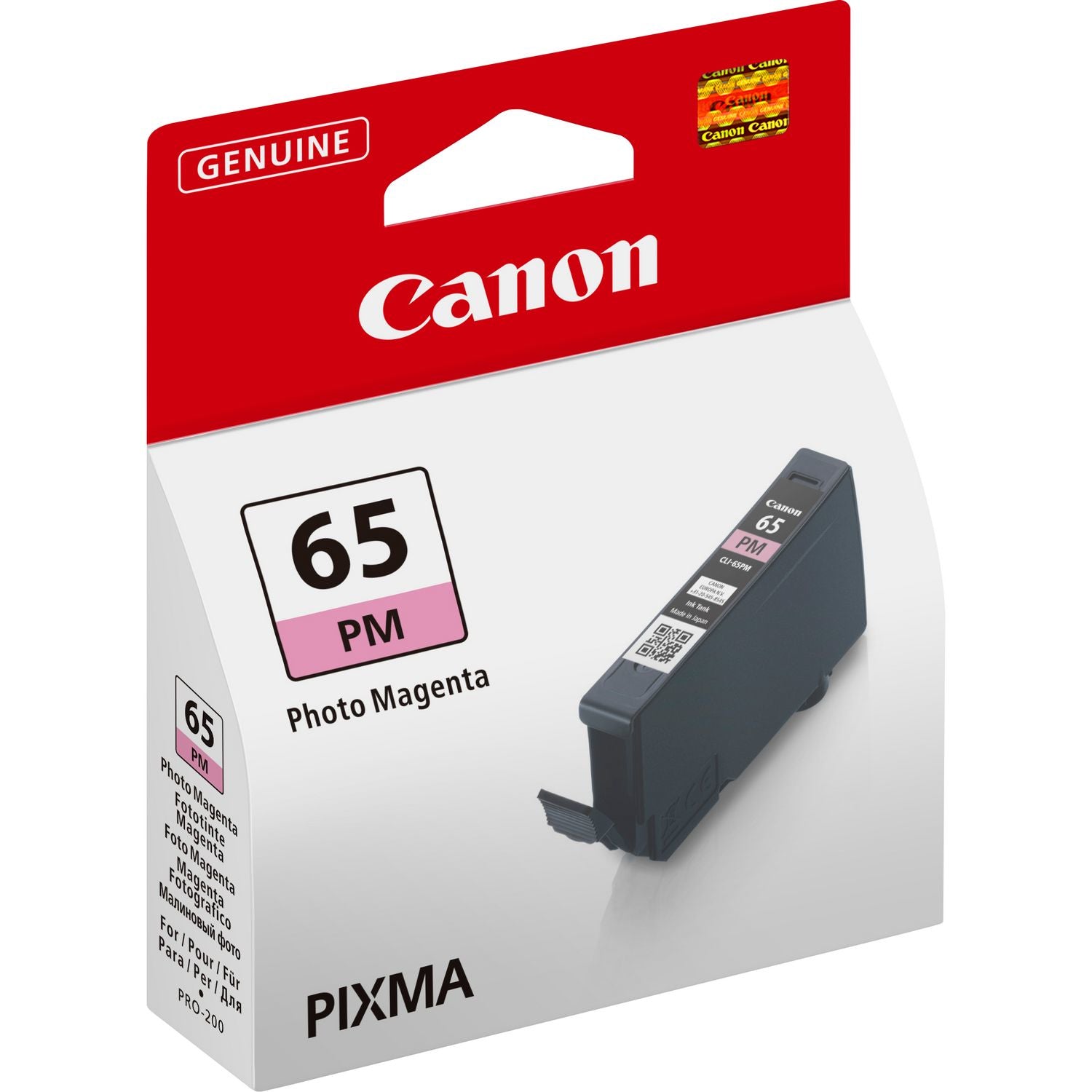 Canon CLI-65PM Magenta Tintenpatrone (Original) – 12,6 ml – für PIXMA PRO-200